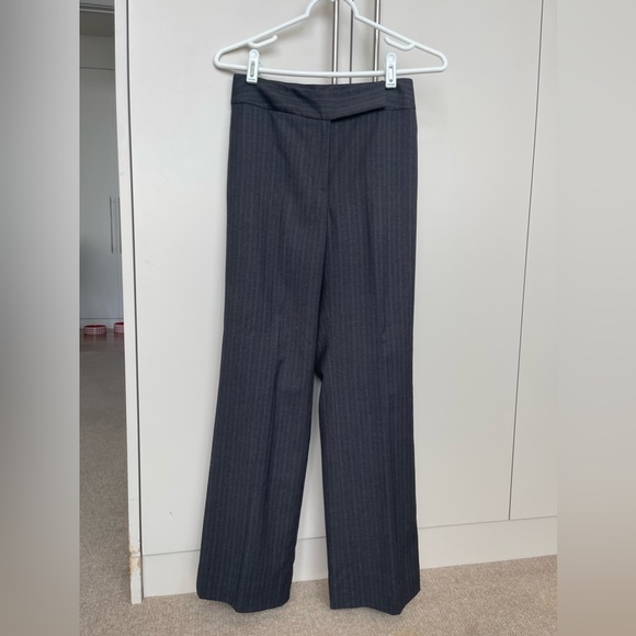 Tahari gray striped suit pants - Picture 1 of 7